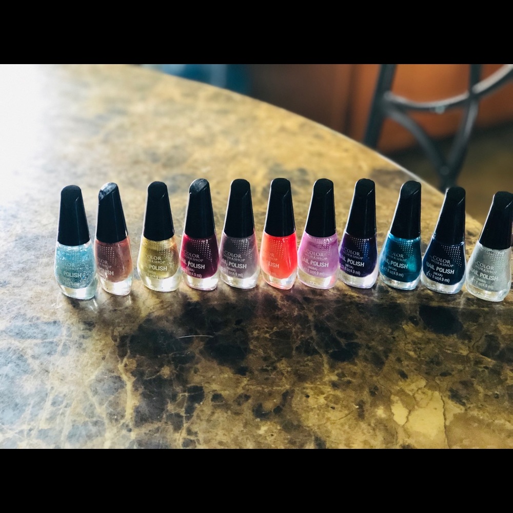 11 COLOR WORKSHOP NAIL POLISHES BRAND NEW